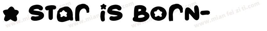 A Star is Born字体转换